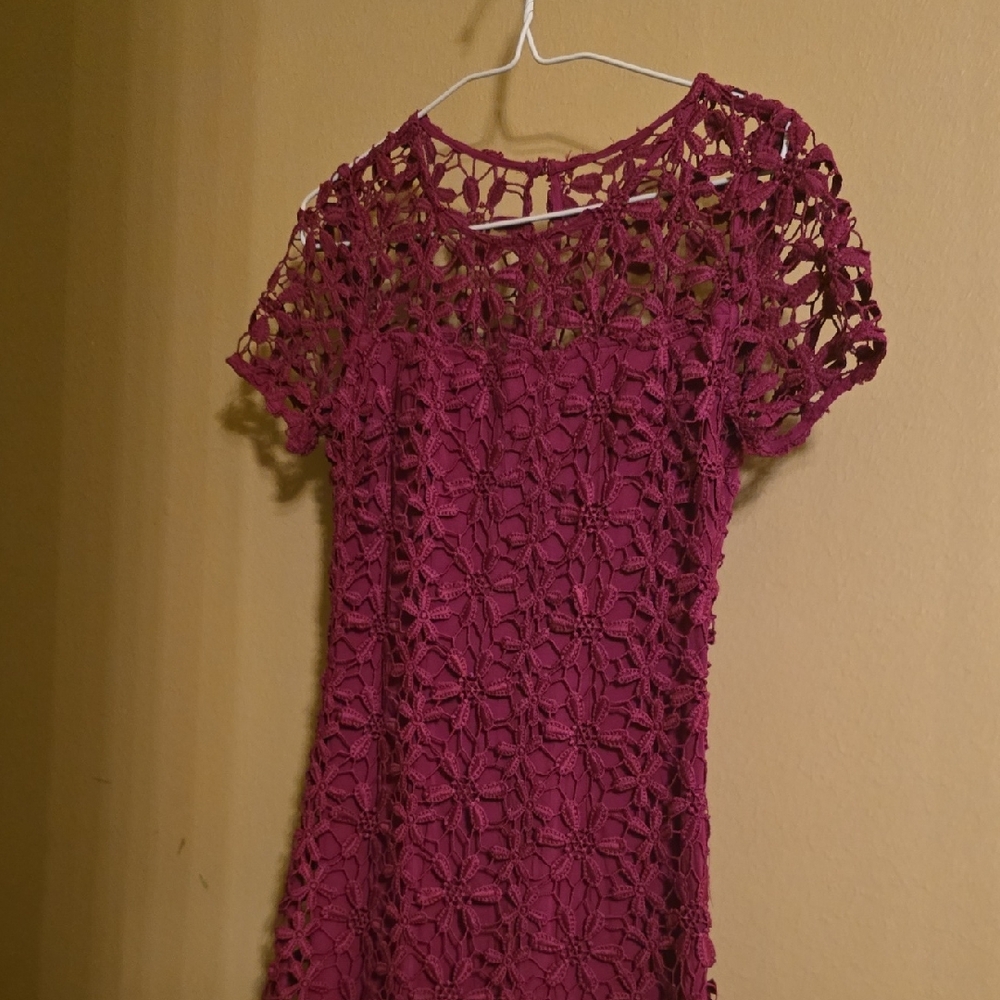 Y2K VINTAGE Hollister Deep Red Lace Dress